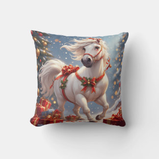 Almofada Cavalo de Natal bonito