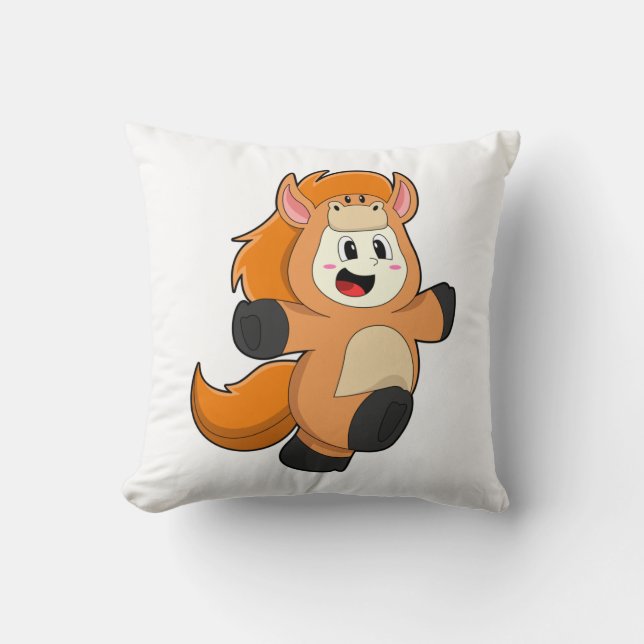 Almofada Cavalo na fantasia (Frente)