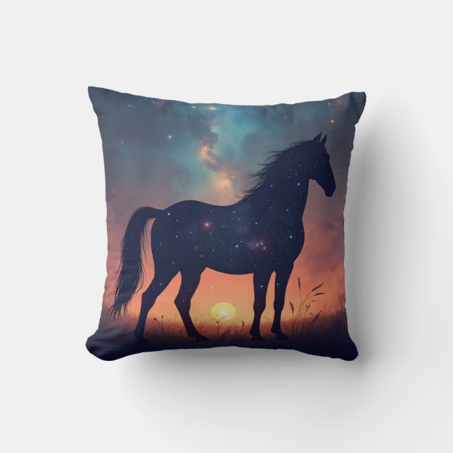 Almofada Cavalo Poeira de Estrelas (Frente)