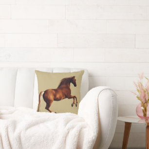 Almofada Cavalo Whistlejacket por George Stubbs