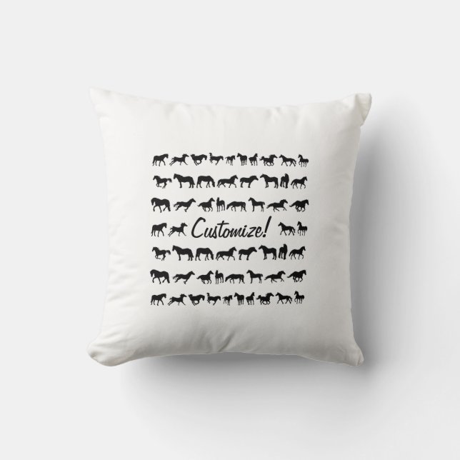 Almofada Cavalos, cavalos, cavalos! (Frente)