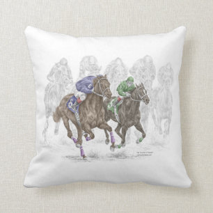 Almofada Cavalos de raça de galope