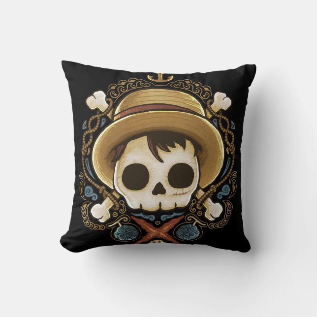 Almofada Caveira de Pirata (Frente)