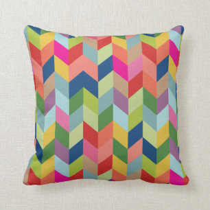 Almofada CBendel Colorful Modern Herringbone Travesseiro de