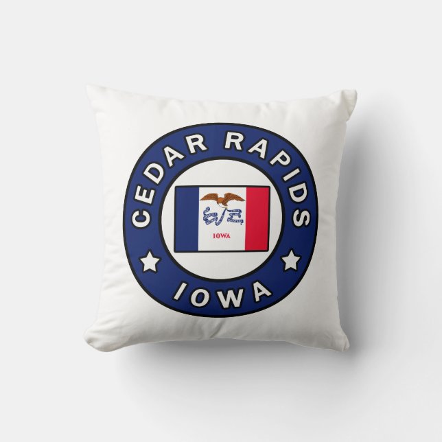 Almofada Cedar Rapids Iowa (Frente)