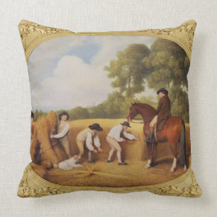 Almofada Ceifeiras de George Stubbs , 1795 (esmalte no