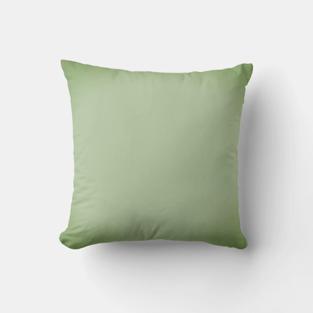 Almofada Celadon Verde Jade Sólido (Frente)