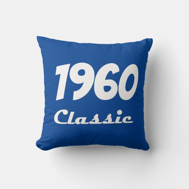 Almofada Celebração dos 60 anos Clássico de 1960 (Frente)