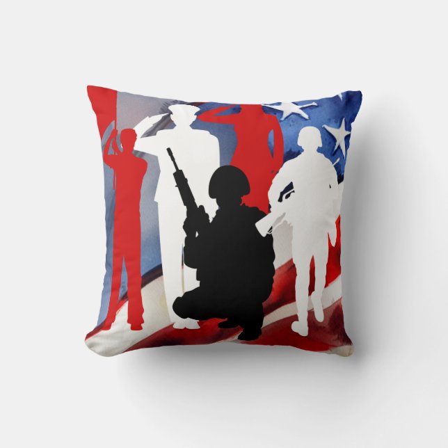 Almofada Celebrando Veteranos (Frente)