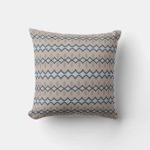 Celestia Petalwave | Geométrico Azul Pó e Taupe