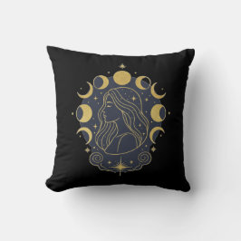 Almofada Celestial Goddess Moon & Stars Women’s T-Shirt