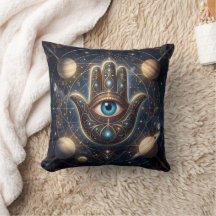 Celestial Hamsa Hand & Evil Eye Cosmic Protection 