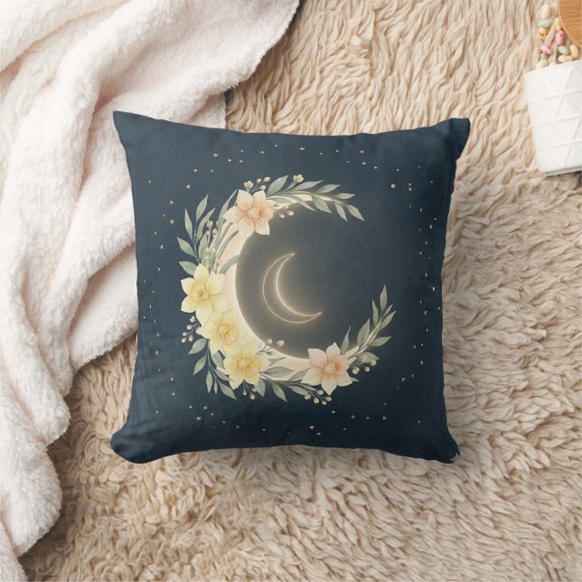 Almofada Celestial Moon & Daffodil Nursery Pillow (Cobertor)