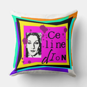 Almofada Celine Dion - arte pop