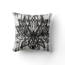 Celtic Lotus Mandala – Minimalist Black and White 