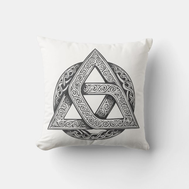 Almofada Celtic symbol, trinity knot (Frente)