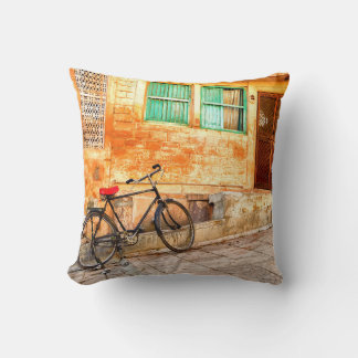 Almofada Cena da Rua Rajasthan: Estilo Indiano