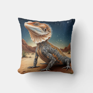 Almofada Cena da Vida Selvagem de Jovem Carrapato Lizard