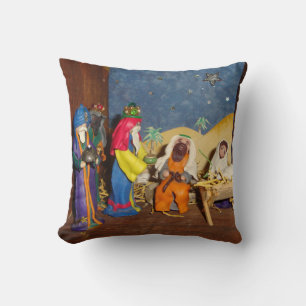 Almofada Cena de atividade Jesus Mary Joseph sazonal T est