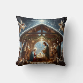 Almofada Cena de Natividade Tradicional