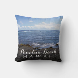 Almofada Cena de Praia do Havaí Punalu'u