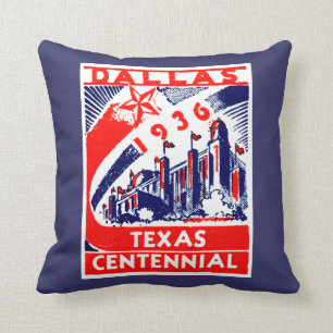 Almofada Centennial 1936 de Dallas Texas