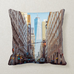 Almofada Centro New York View do World Trade Center