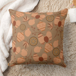 Almofada cerâmica de barro cerâmica potes padrão floral