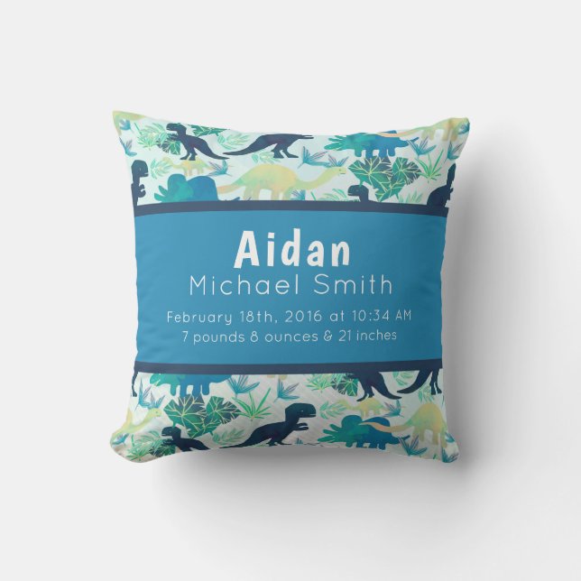 Almofada Cerceta do azul do travesseiro do marinho do Stats (Frente)