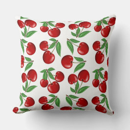 Almofada Cerejas Vermelhas por todo o lado