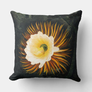 Almofada Cereus Noturno Antigo Florindo Arte Gótico