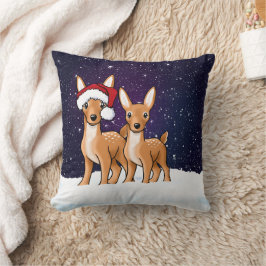 Almofada Cervo de Natal KiniArt