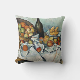 Almofada Cesta de Maçãs de Vida Continuas Cezanne Pintura