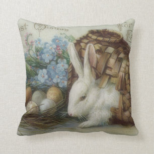 Almofada Cesta de Ovos Pintada De Páscoa Esqueça-Me