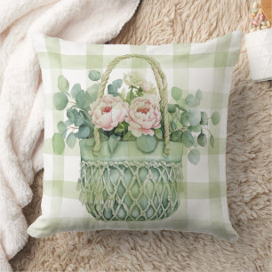 Almofada Cesto Floral de Primavera