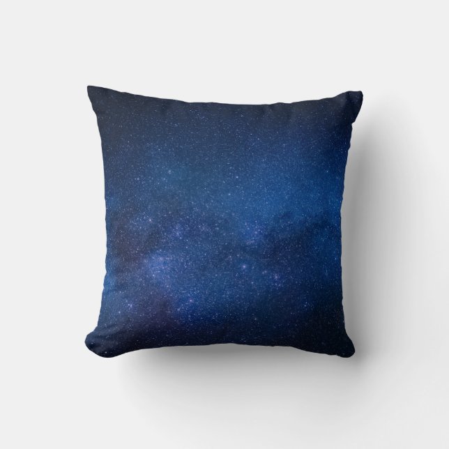 Almofada Céu azul estrelado | Zazzle_Growth. (Frente)