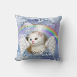 Almofada Céu Celestial com Memorial do Rainbow Pet
