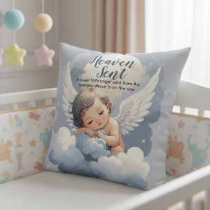 Almofada Céu Enviado Angel Baby Em Chá de fraldas De Nuvens