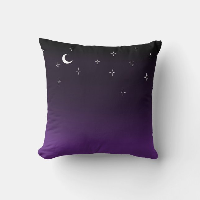 Almofada Céu Noturno Roxo (Frente)