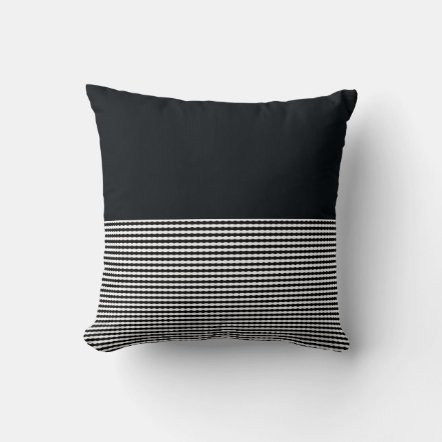 Almofada Chá De Carvão E Linhas Horizontais, Cushion (Frente)