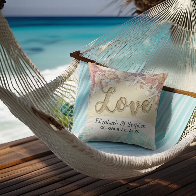 Almofada Chá de casamento de Verão - Peixes de Fécula de Pr (Criador carregado)