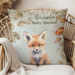 Almofada Chá de fraldas Boho Woodland<br><div class="desc">Melhore o conforto do seu chá de fraldas com nosso Travesseiro decorativo de Chá de fraldas da Floresta Florestal Butterfly. Este travesseiro adorável apresenta um design caprichoso inspirado pela floresta encantadora, adornada com borboletas delicadas, cogumelos charmosos e verde-limpador. Perfeito por adicionar um toque de charme em áreas de assentos ou...</div>