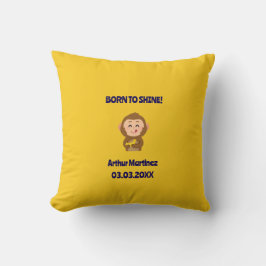 Almofada Chá de fraldas de Menino do Macaco Bonito