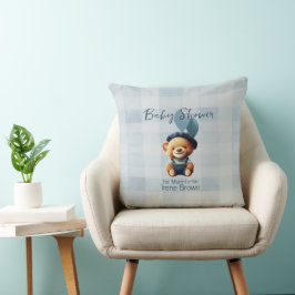 Almofada Chá de fraldas do Urso de Teddy Jean Travesseiro d