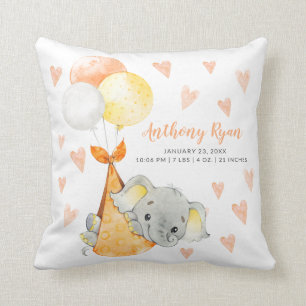 Almofada Chá de fraldas Elefante de Entrega Especial