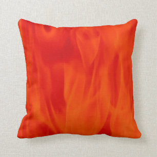 Almofada Chama do vermelho do travesseiro decorativo 16x16