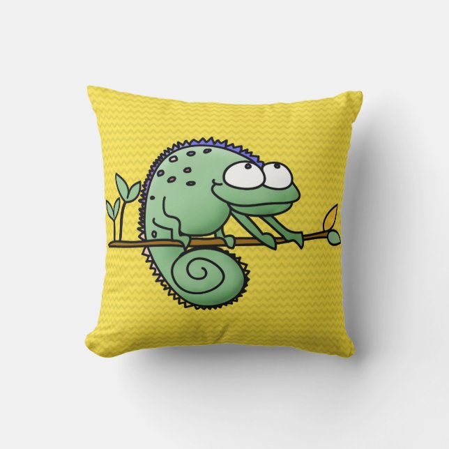 Almofada Chameleon Cute Funny (Frente)