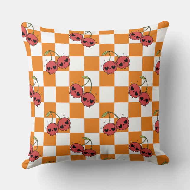 Almofada Chaminé de cereja - Cute Kawaii Vibes (Verso)