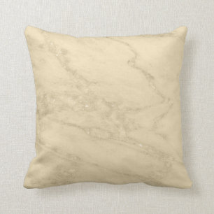 Almofada Champanhe Dourado de luxo Algodão de mármore
