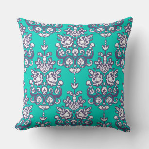 Almofada Chandraki damask ikat